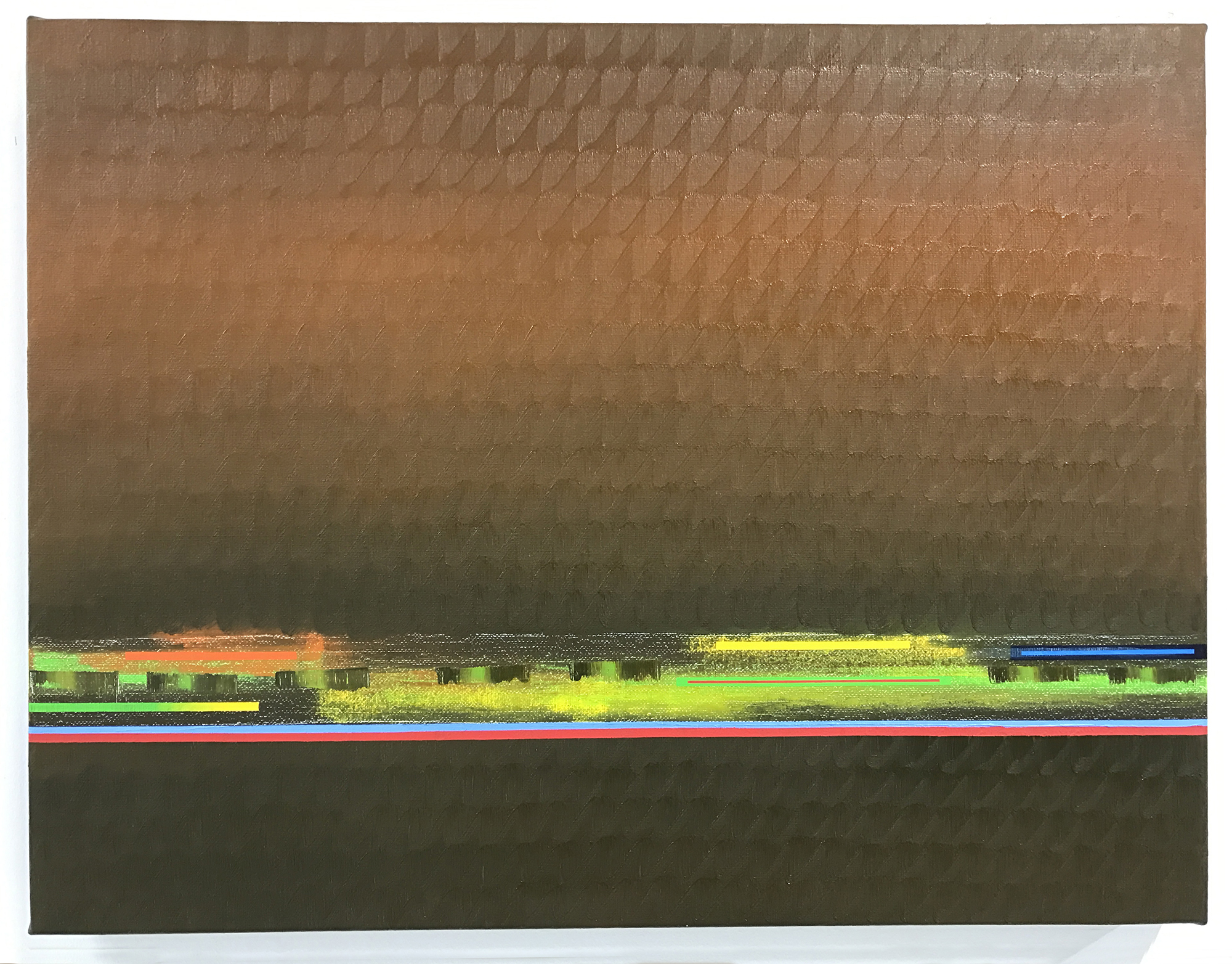 Brownland -oil on canvas 50 x 65 cm- 2017 Miquel Gelabert